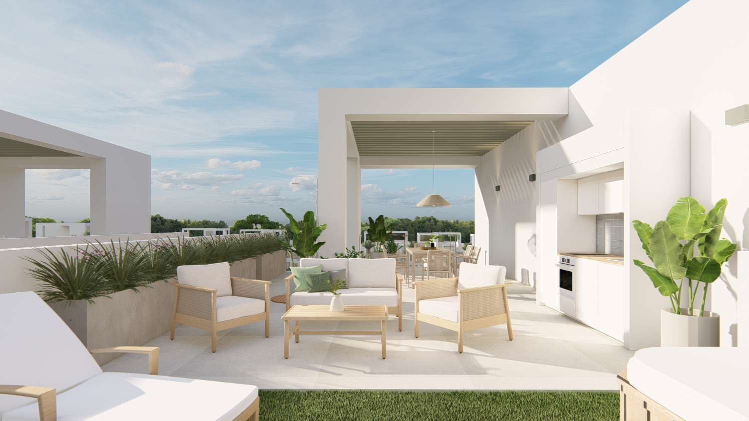 Apartamentos de 2/3 dormitorios en los alcazares