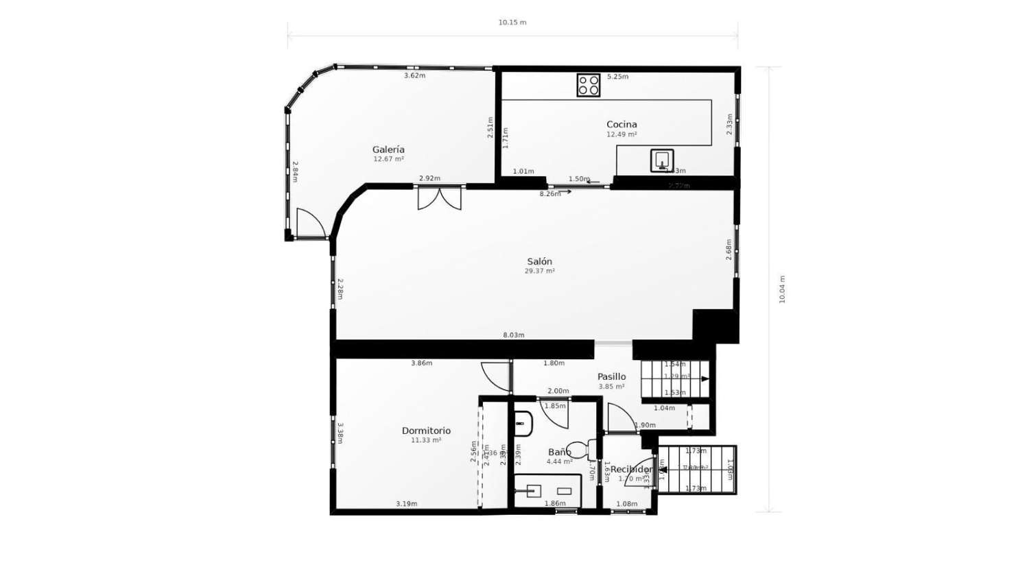 Villa independiente reformada con apartamento independiente y piscina privada en Villamartín