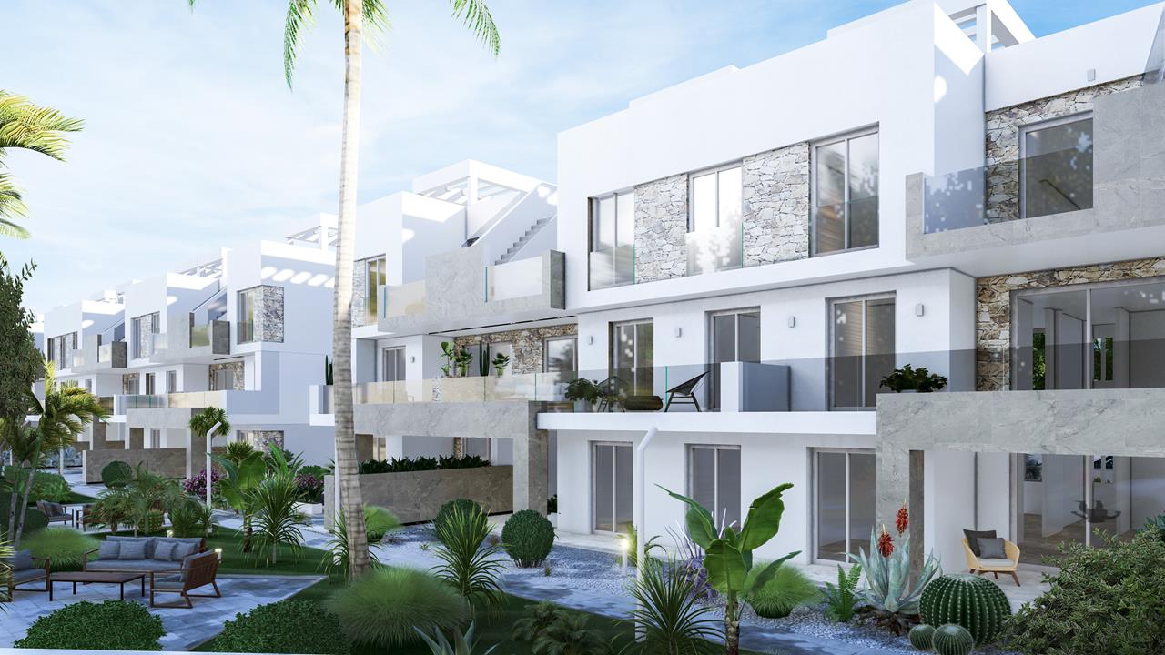 Contemporary bungalow apartments in the popular area of El Raso, Guardamar