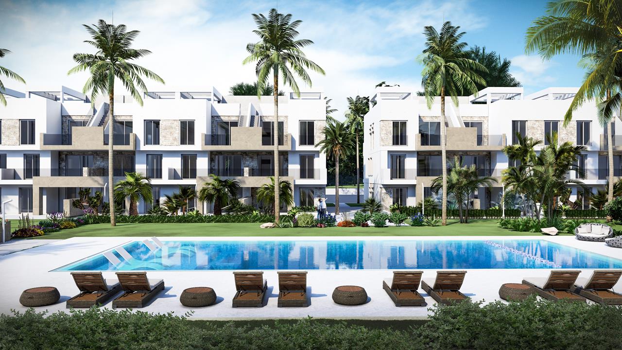 Contemporary bungalow apartments in the popular area of El Raso, Guardamar