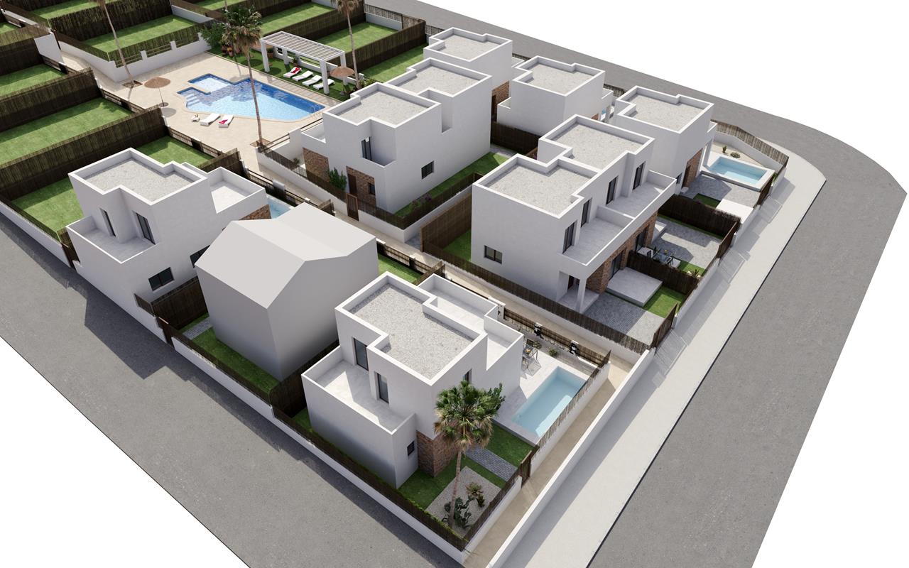 Moderna villa de nueva construcción en Villamartín