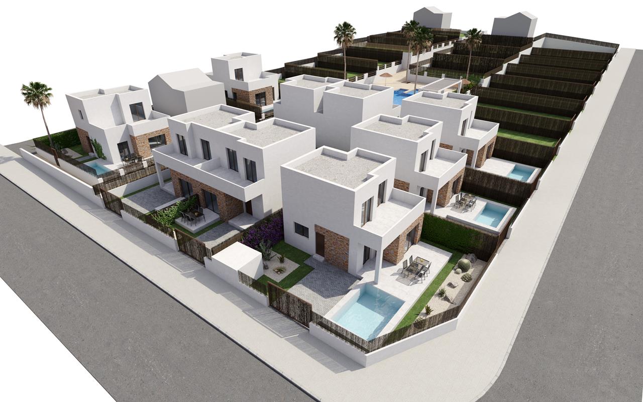 Moderna villa de nueva construcción en Villamartín