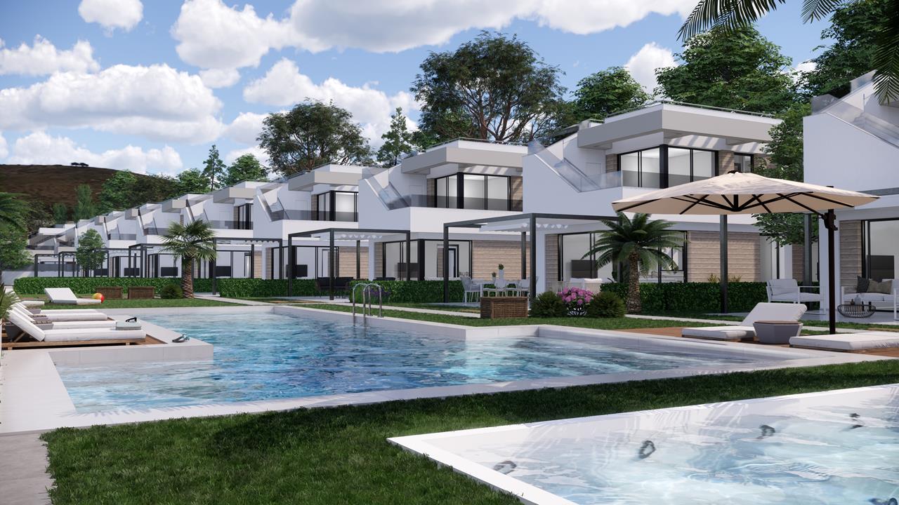 Modernas villas en primera línea en Lo Romero Golf