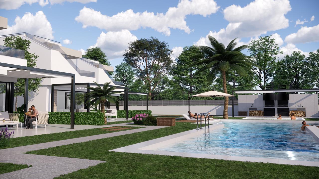 Modernas villas en primera línea en Lo Romero Golf