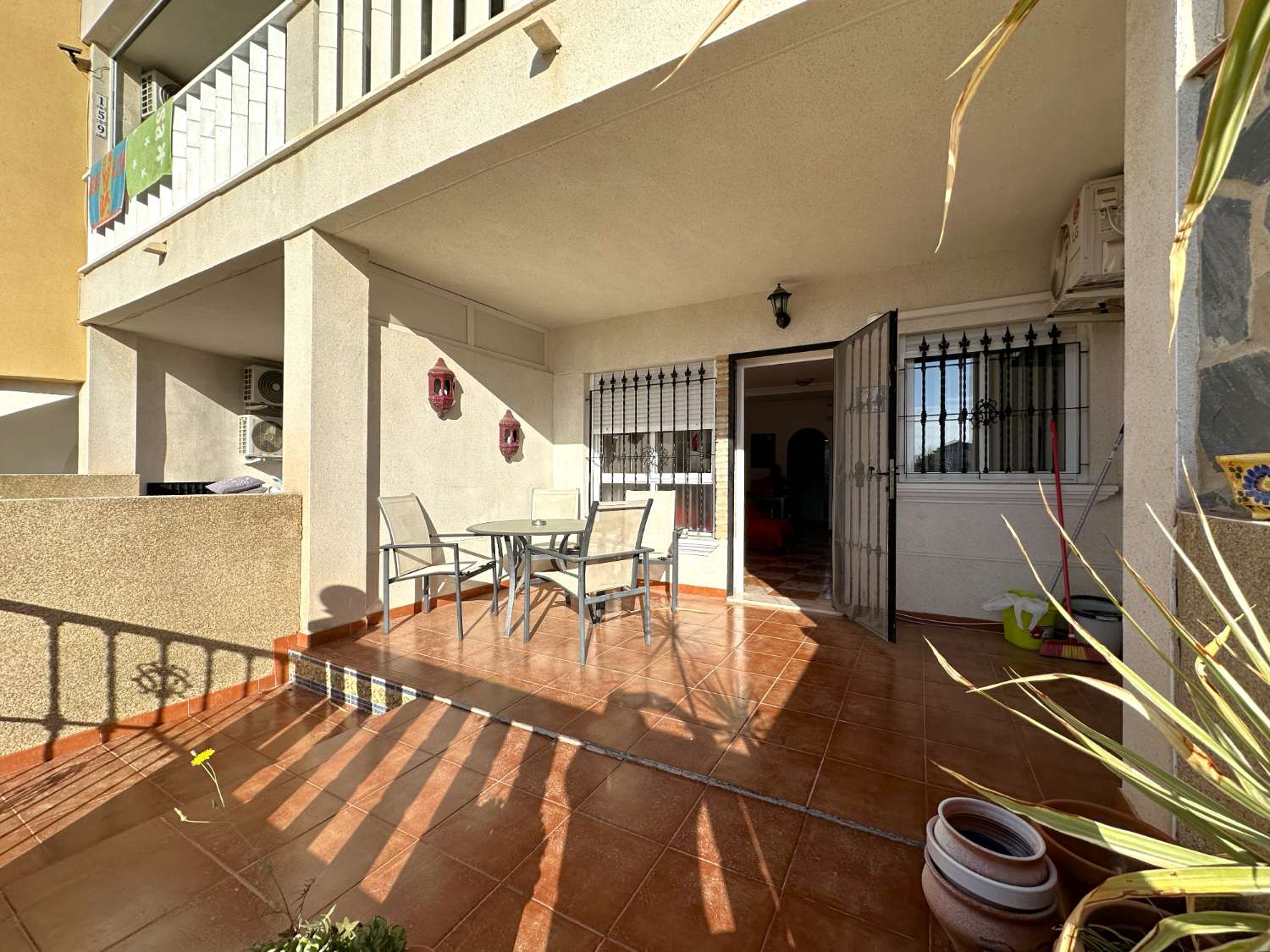 Sunny South facing ground floor apartment in La Zenia