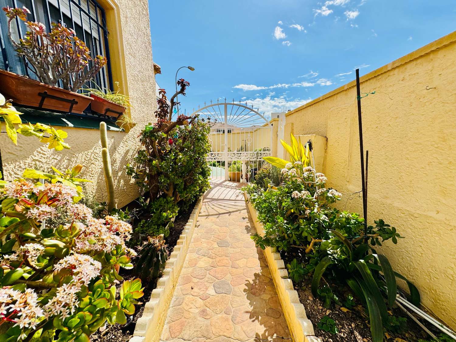 Chalet independiente con vistas al mar y gran parcela en Orihuela Costa