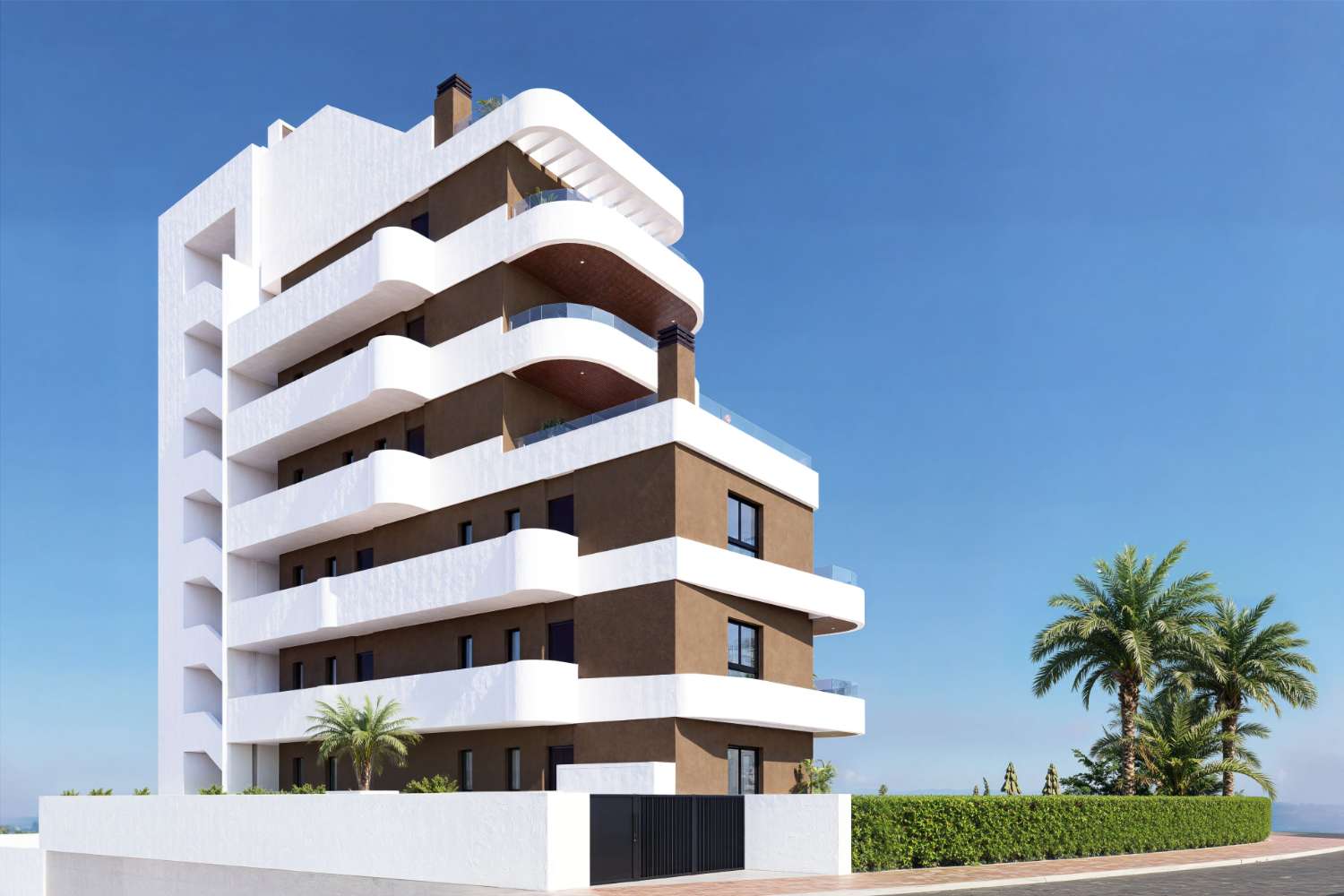 Apartamentos de 2/3 dormitorios con piscina comunitaria en Guardamar del Segura