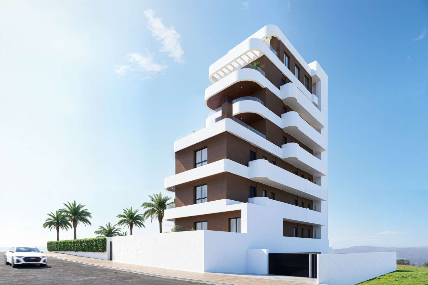 Apartamentos de 2/3 dormitorios con piscina comunitaria en Guardamar del Segura