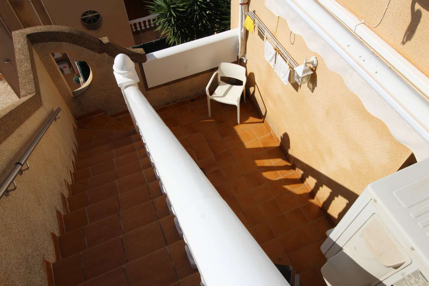 Quad-style bungalow with garden, terraces, swimming pool and sea views in Villamartín